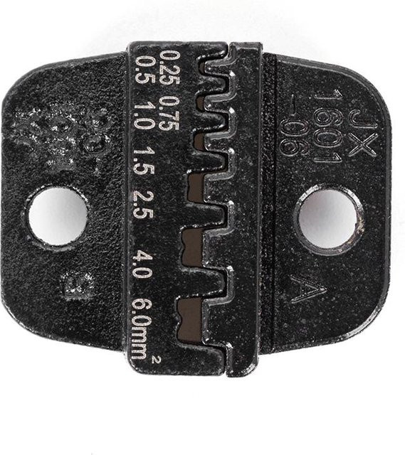 TOMTOP Drahtcrimper JX-1601-10 Aderendhülsen-Crimpzange für AWG28-18, 0,1–1,0 mm2, Schwarz - Bild 1