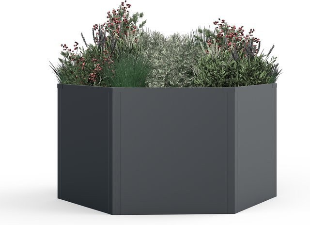 Westmann Metall Hochbeet Varia 6-eckig Anthrazit B/T/H: 100 x 100 x 52 cm - Bild 2