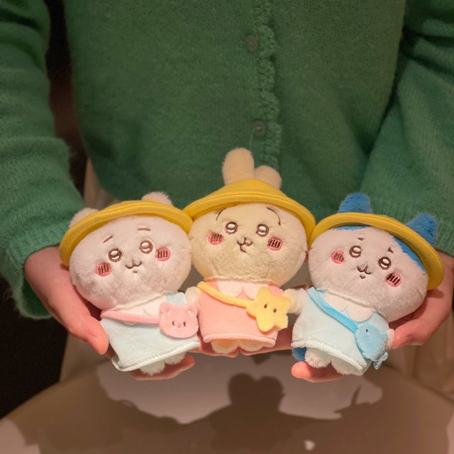 Bandai Hachiware-Usagi-Puppe, Plüsch-Schlüsselanhänger, Plüsch / Textil - Bild 1