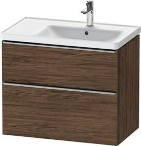 Duravit Waschtischunterschrank D-Neo in Braun mit 1 Schrankfach, B/T: 78,4 x 45,2 cm - Bild 1