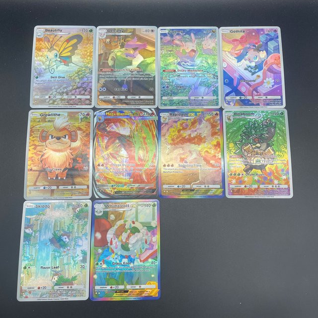 Keeppley Mega Blaziken, Sammelkarten, 10-teiliges Set, Englisch - Bild 1