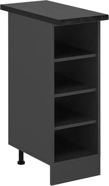 Vicco Küchenregal R-Line Offener Küchenschrank Anthrazit B/T/H: 30 x 17,8 x 60 cm - Bild 1