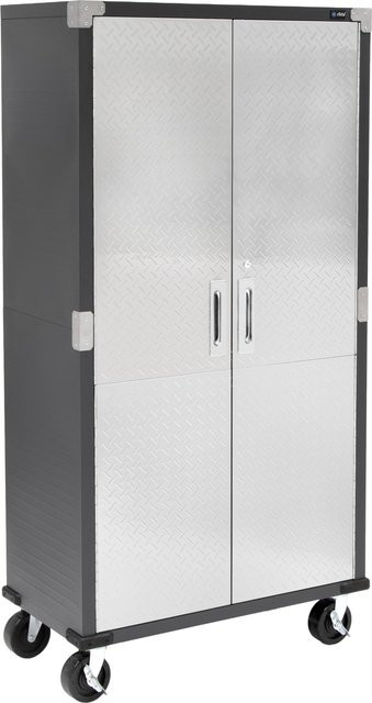 RIKTA ProLine Hochschrank mit Rollen aus Edelstahl, H 183 x B 91,4 x T 45,7 cm - Bild 1