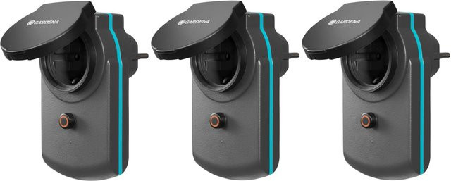 Gardena smart system Zwischenstecker Netzanschluss 3er Set Grau B/T/H: 12,5 x 8 x 26 cm - Bild 1