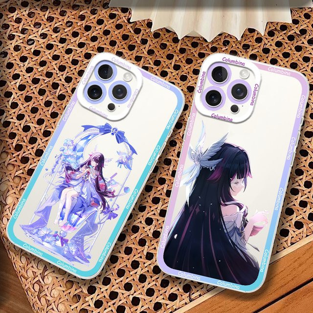 Genshin Impact Columbina Handyhülle für Samsung Galaxy S26 S24 S25 S24 Ultra S24 Plus S24 FE S23 S23 Ultra S23 Plus S23 FE A57 A54 Transparente Schutzhülle - Bild 1