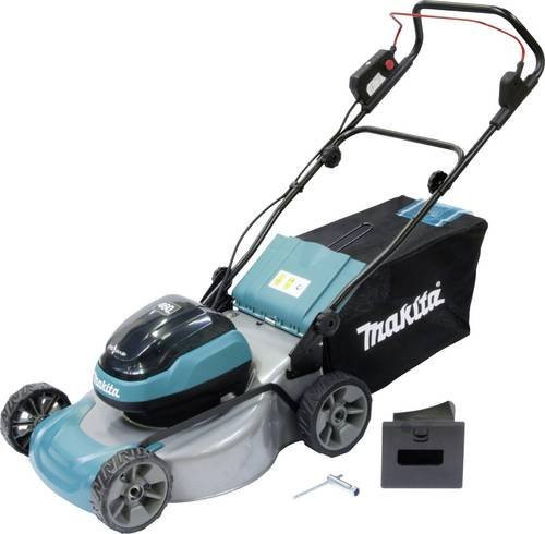 Makita Akku-Rasenmäher DLM466Z mit 46 cm Schnittbreite, 36V (2x18V), Blau/Schwarz - Bild 1