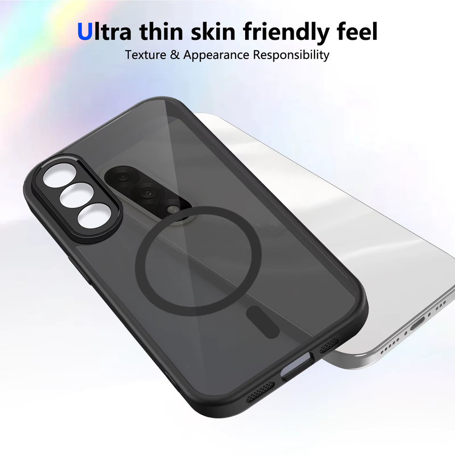 Mattierte transparente magnetische kabellose Ladehülle für OnePlus 13 13R 13S 13T Nord 5 CE 5 Ace 5 Pro mit MagSafe Vollschutz-Bumper - Bild 6