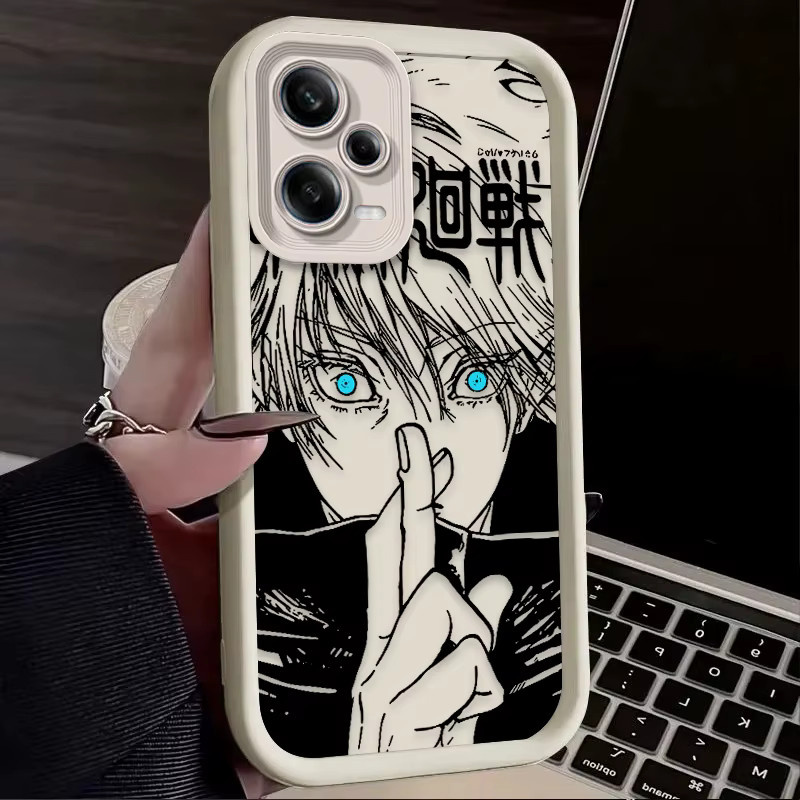 Handyhülle für Xiaomi Redmi Note 13 14 12 11 Pro Plus 5G 14S 12S 11S 10S 10 9 14C 13C 12C 12 4G mit Jujutsu Kaisen Gojo Satoru Design in Multicolour - Bild 2