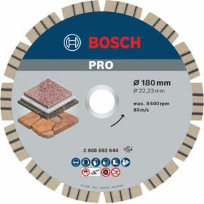 Bosch Diamanttrennscheibe Best for Stone Durchmesser: 180 mm, Bohrung: 22,23 mm - Bild 3
