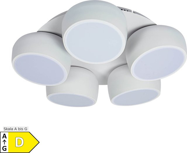 Näve ELIORA LED CCT Deckenleuchte in Weiß, rund, Durchmesser: 60 cm - Bild 1