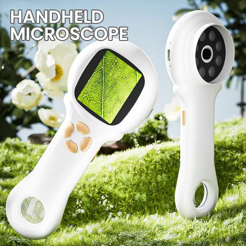 CONUSEA Handmikroskop Spielzeug, Biologie-Wissenschafts-Set, mit Licht - Bild 2