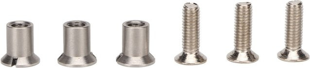 3-teiliges Trident-Schraubenset in Silber, universeller NAB-Hub-Aufnahmewickler für 3M, RMGI, TEAC und Ampex, 10,5 Zoll x 1/4 Zoll - Bild 1