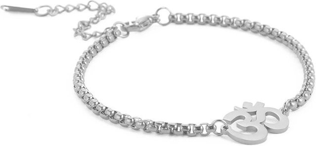 YULIN Armband Edelstahl, Weiß, Unisex, 17-22cm - Bild 1