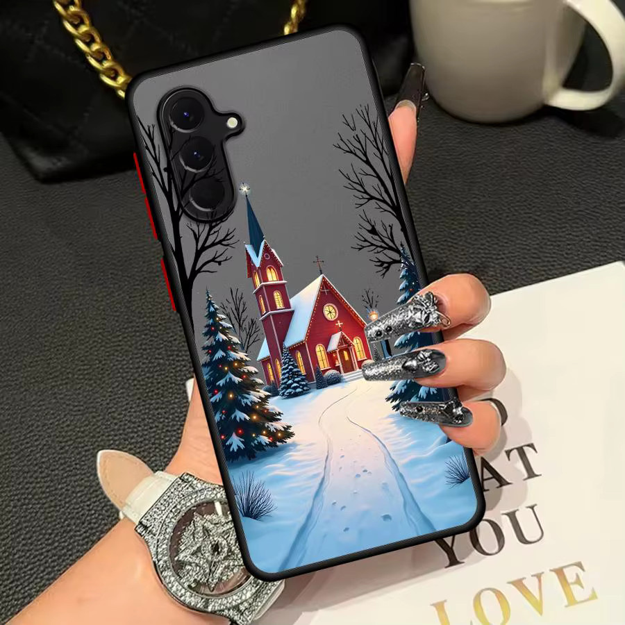 Soft Cover Handyhülle für Samsung Galaxy A52 A71 A21 A36 A22 A23 A32 A73 A25 A26 A56 A72 A31 mit Weihnachtsmann Motiv in Multicolour - Bild 3