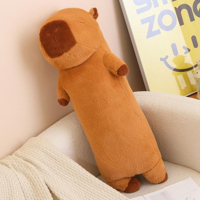 Binchi Fitness Capybara Plüschtier Kissen, Braun, ab 14 Jahren - Bild 1