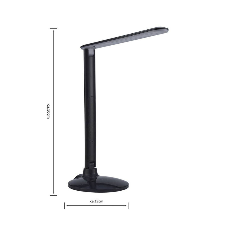 POCOline Tischleuchte Time LED Schwarz aus Kunststoff, Höhe: 50 cm - Bild 2