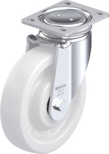 Blickle Lenkrolle LUH-SPO 200K in Weiß mit Kunststoffrad und 1000kg Tragfähigkeit - Bild 1
