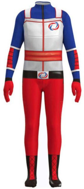 RippleRift Henry Danger Cosplay Kostüm Jumpsuit, blau, 130cm - Bild 1