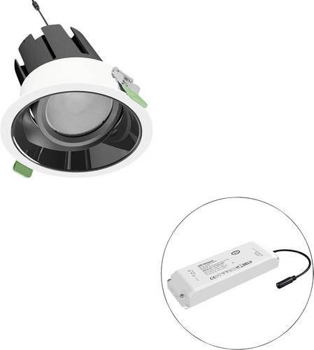 EVN LED-Deckenstrahler F04R09SM3840L55P in Weiß, rund und verstellbar - Bild 1