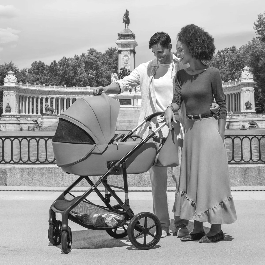 Kinderkraft Kombikinderwagen Trio-Set PRIME 3 3in1 mit Babyschale MINK PRO 2 in Braun und Schwarz - Bild 2