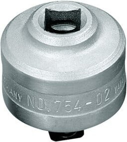 Gedore Aufsteckknarre 1/2 Zoll rechts aus Chrom-Vanadium in Silber - Bild 1