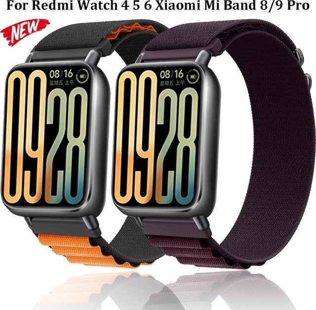 Xiaomi Uhrenarmband Nylon, Schwarz, Unisex - Bild 1