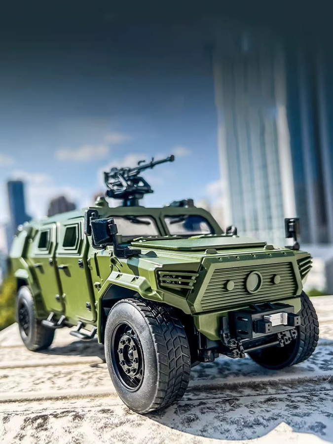 MAKEDA Dongfeng Mengshi Automodell, 1:18, Militärische Geländefahrzeuge, Metall, Gummi - Bild 7