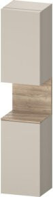 Duravit Hochschrank Qatego mit LED-Beleuchtung und Glaseinlagen, B/T/H: 40 x 36 x 176 cm - Bild 1