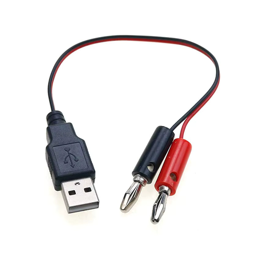 JCD USB-A auf 4-mm-Bananenstecker Testkabel Verbindungskabel - Bild 2