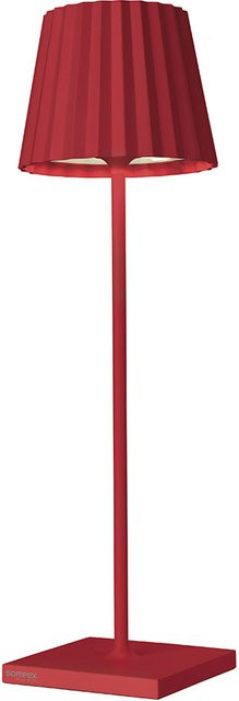 Sompex Troll RC LED-Akkuleuchte in Rot mit Fernbedienung und Dimmfunktion aus Aluminium - Bild 1