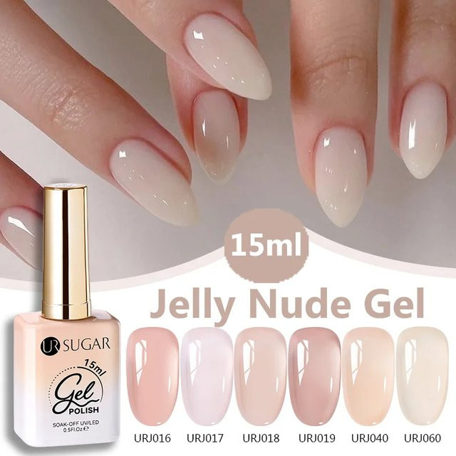 UR SUGAR Jelly Gel Polish, Milky White, 15 ml - Bild 1