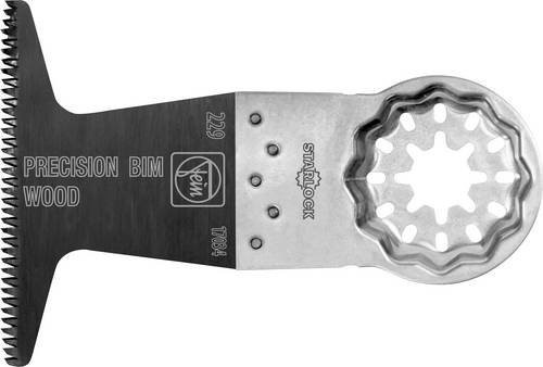 Fein E-Cut Bimetall Tauchsägeblatt für Oszillierende Multitools, Breite: 65 mm, Länge: 50 mm, geeignet für Holz, Kunststoff und Edelstahl - Bild 1