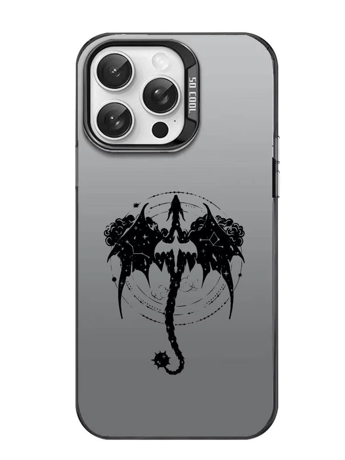 Dragon F-Fourth W-Wing Handyhülle für iPhone 17 16 15 14 13 12 11 Pro Max Air in Multicolor mit mattem Laser Metallic Aurora Design - Bild 5