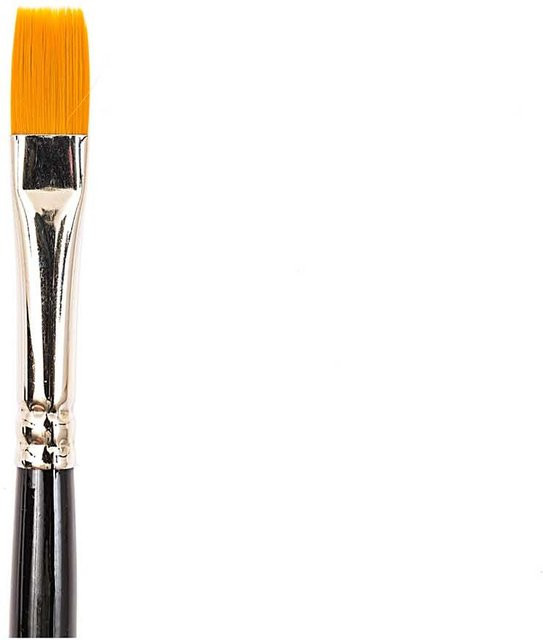 Rico Design Fine Art Öl Synthetic Pinsel flach gelb - Bild 1