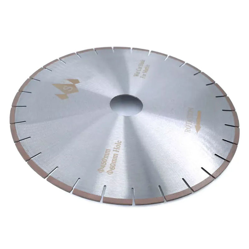 RIJILEI Sägeblatt für Marmor und Stein, Silber, Durchmesser: 45 cm - Bild 2