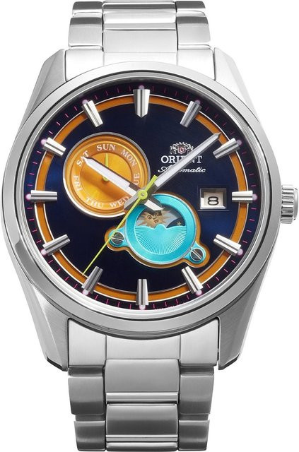 Orient Armbanduhr Stretto Sun & Moon, Automatik, Edelstahl, 42 mm, Herren - Bild 1
