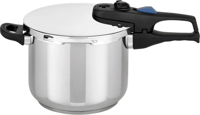 ELO Schnellkochtopf Praktika XL aus Edelstahl in Silber mit 6 l Volumen - Bild 1