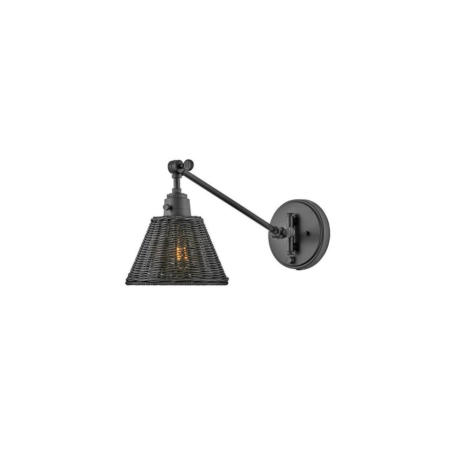 Hinkley Arti Wandleuchte Schwarz HK-ARTI-1W-BK-BR aus Metall im modernen Design - Bild 1