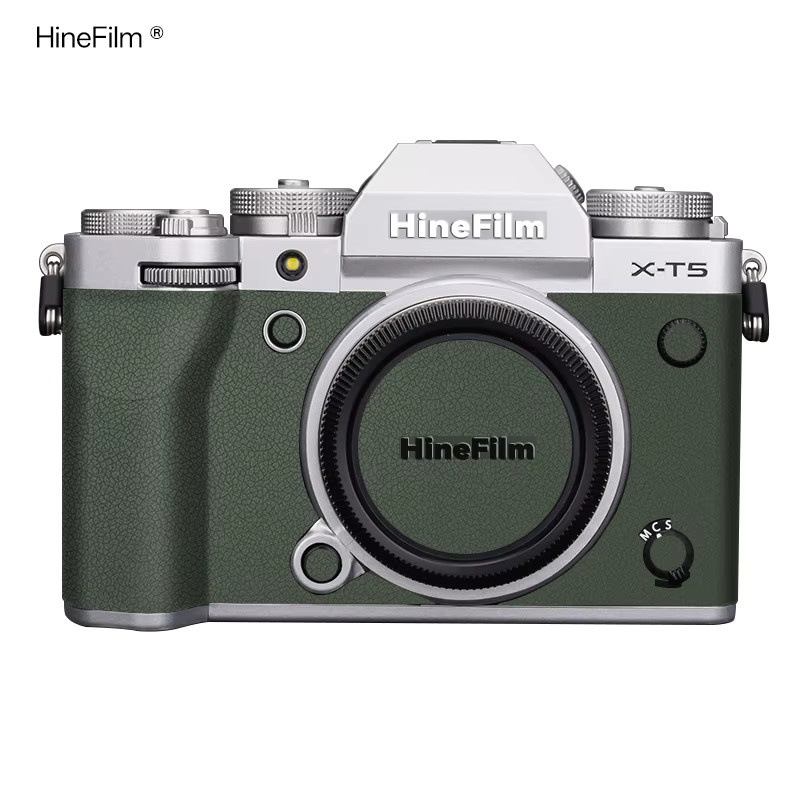 Hinefilm Skin Kamera-Aufkleber für Fujifilm X-T5 in Schwarz als Anti-Kratz-Wrap-Abdeckung - Bild 4
