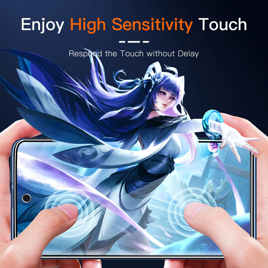 Xiaomi Redmi Note 13 Pro Displayschutzfolie aus gehärtetem Glas mit Anti-Spy Privatsphäre-Funktion, HD kristallklar, 9H Härte, transparent - Bild 5