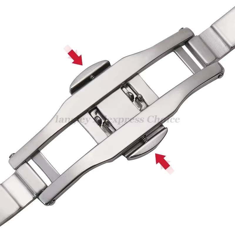 Uhrenarmband Edelstahl, Silber, Unisex - Bild 2