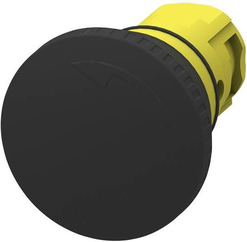 Siemens Drucktaster 3SB2000-1AB01 in Schwarz aus Kunststoff - Bild 1