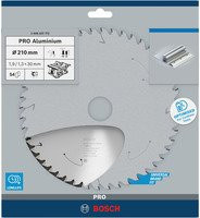 Bosch Kreissägeblatt Standard für Aluminium für Akkusägen, Durchmesser: 210 mm, Bohrung: 30 mm, 54 Zähne - Bild 2