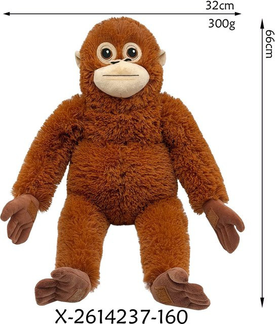 Yiran toy 1 Orang-Utan Plüschspielzeug, Kuscheltier, ab 14 Jahren - Bild 1
