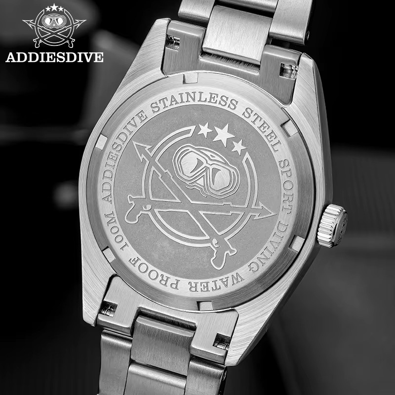 ADDIESDIVE Armbanduhr, Quarz, Edelstahl, 36 mm, Herren - Bild 3