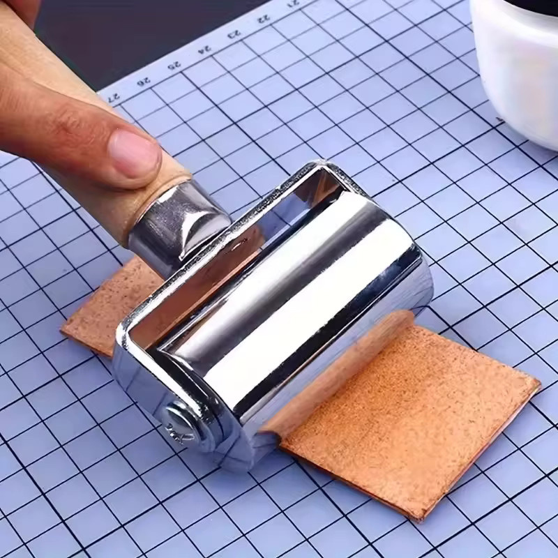 Leder-Laminierroller für Handwerk und DIY in Silber - Bild 4
