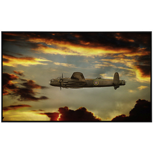papermoon Infrarotheizung EcoHeat Lancaster Bomber in Bunt mit Matt-Effekt, App-Steuerung und Überhitzungsschutz - Bild 2