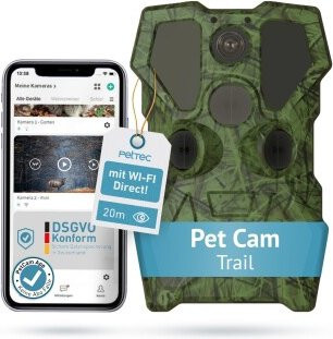 PetTec Pet Cam Trail Action Camera in Grün - Bild 1