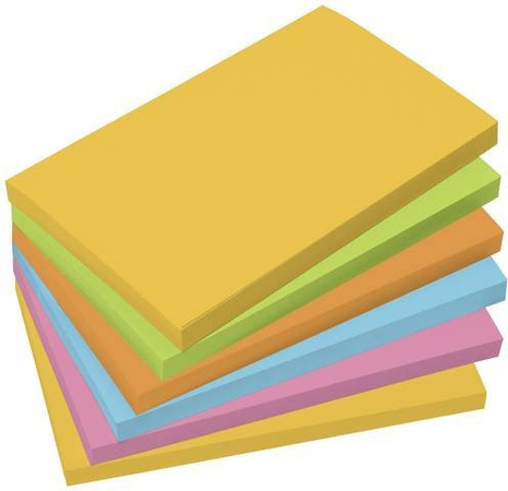 Sigel Haftnotizen BA127 Multicolor, B/H: 12,5 x 7,5 cm, 600 Blatt FSC-Papier