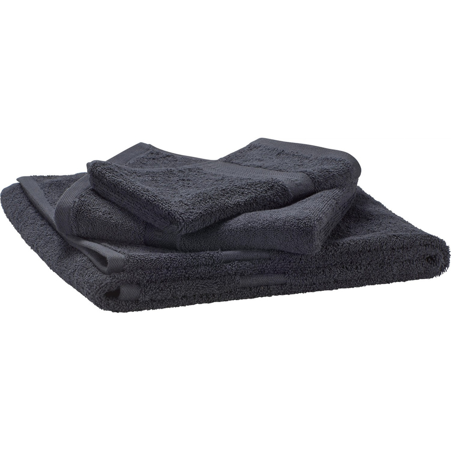 baliv Dark Wonder Gästehandtuch 2er-Set aus Baumwolle, Schwarz, B: 30 cm, H: 50 cm - Bild 2